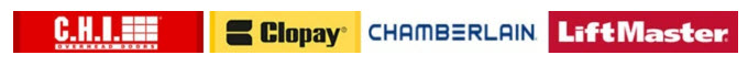 NiagaraDoorServices partners with leading brands C.H.I., Clopay, Chamberlain, and LiftMaster for premium garage doors and openers.
